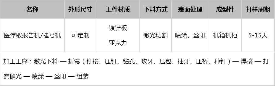 医疗取报告机/挂号机